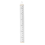 Kids Growth Chart Accurate Baby Height Growth Chart Ruler Removable Canvas Wall Hanging Measurement Chart for Home Classic White