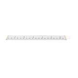 Kids Growth Chart Accurate Baby Height Growth Chart Ruler Removable Canvas Wall Hanging Measurement Chart for Home Classic White