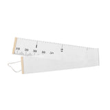 Kids Growth Chart Accurate Baby Height Growth Chart Ruler Removable Canvas Wall Hanging Measurement Chart for Home Classic White - Rear View