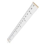 Kids Growth Chart Accurate Baby Height Growth Chart Ruler Removable Canvas Wall Hanging Measurement Chart for Home Classic White