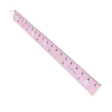 Kids Growth Chart Accurate Baby Height Growth Chart Ruler Removable Canvas Wall Hanging Measurement Chart for Home Pink Cloud - Extra Image