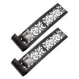2pcs Wall Candle Holders Exquisite Iron Art Wall Candlestick Durable Antique Candle Scones Wall Decoration for Home Restaurant Office - Extra Image