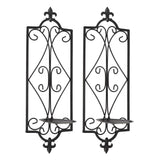 2pcs Wall Sconce Candle Holder Hanging Iron Wall Candle Sconce Holder Wall Decorations for Living Room Dining Room