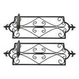 2pcs Wall Sconce Candle Holder Hanging Iron Wall Candle Sconce Holder Wall Decorations for Living Room Dining Room