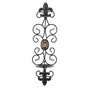 Wall Candle Holders Retro Diamond Encrusted Candlestick for Living Room Bedroom Decorations