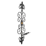 Wall Candle Holders Retro Diamond Encrusted Candlestick for Living Room Bedroom Decorations