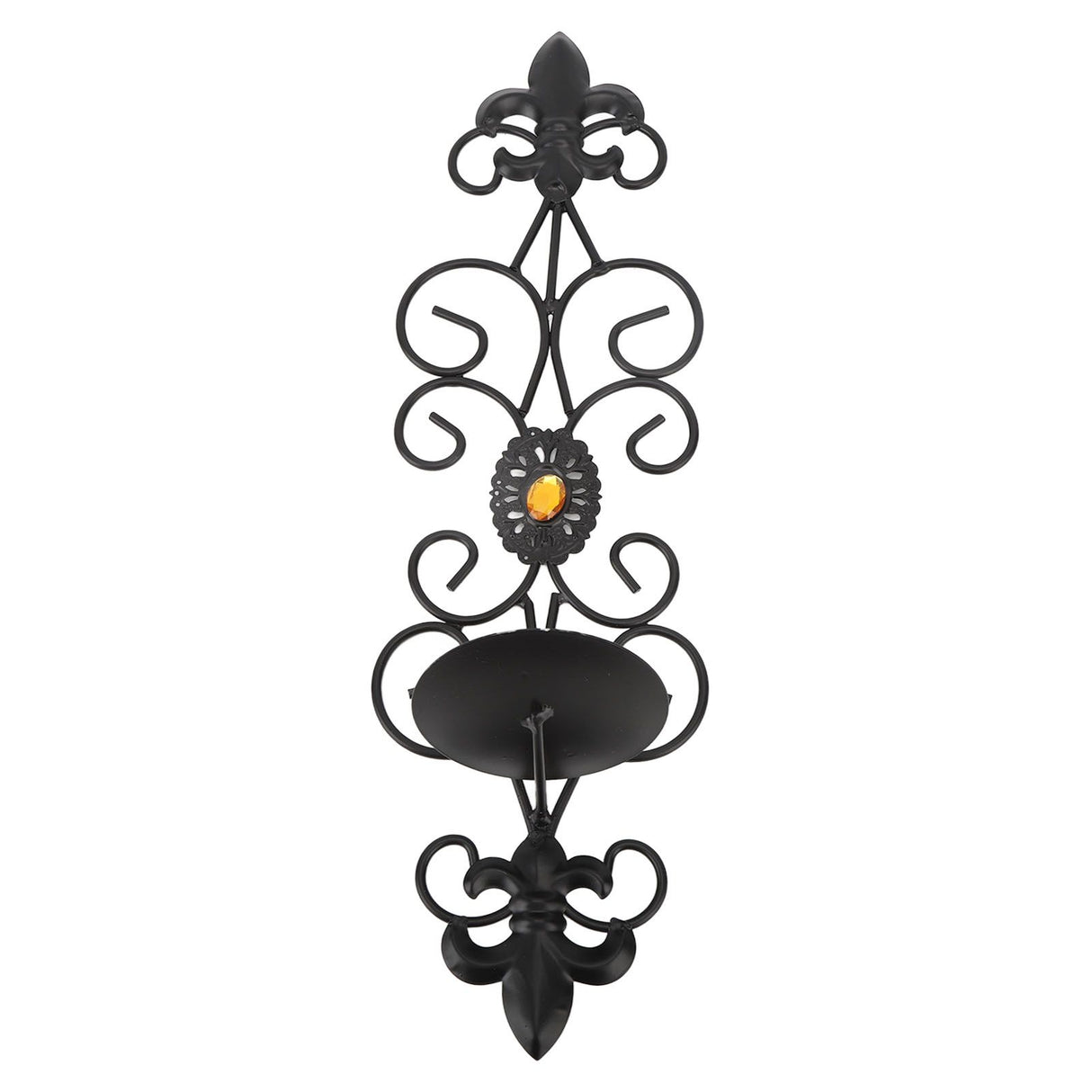 Wall Candle Holders Retro Diamond Encrusted Candlestick for Living Room Bedroom Decorations