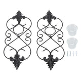 2PCS Wall Hanging Candle Holder Iron Hanging Wall Candle Holders for Home Decoration Weddings Events