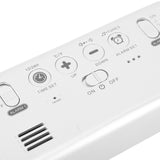 Mirror LED Alarm Clock Two Sets of Alarm Rechargeable Voice Activated Digital Clock for Bedrooms Bedside Desk Silver - Extra Image