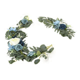 Faux Flower Swag Set Artificial Flower Arch Decor Wedding Welcome Reception Ceremony Signs Decorations 18058-HL