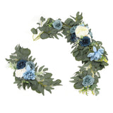 Faux Flower Swag Set Artificial Flower Arch Decor Wedding Welcome Reception Ceremony Signs Decorations 18058-HL