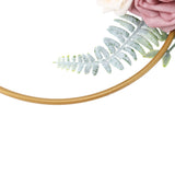 Artificial Succulents Wreath Iron Foam Greenery Wreath Portable Bridal Wreath for Wedding Celebration A - Extra Image
