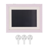 Kids Art Frame HDF Durable Magnetic Design Changeable Art Picture Frame with Storage Slot for Crafts Drawing Pink