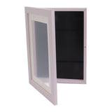 Kids Art Frame HDF Durable Magnetic Design Changeable Art Picture Frame with Storage Slot for Crafts Drawing Pink