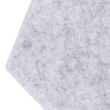 12PCS Hexagon Acoustic Panels High Density Sound Absorbing Panels Sound Proof Beveled Edge Wall Panels 14x12x7cm Light Gray