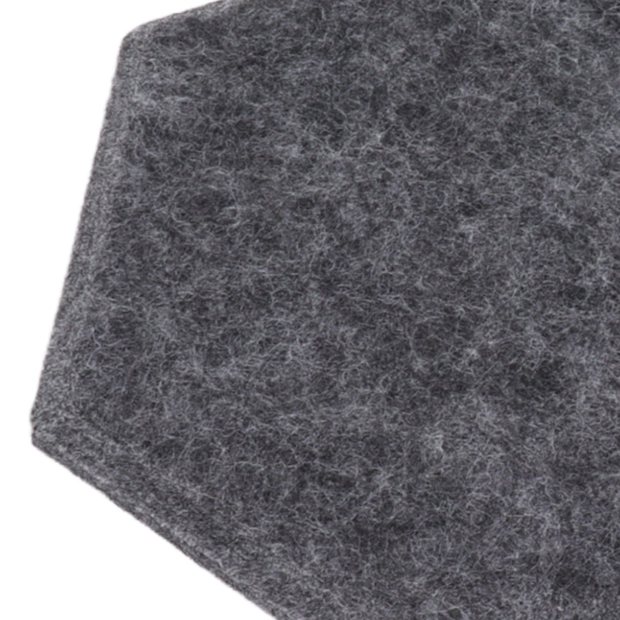 12PCS Hexagon Acoustic Panels High Density Sound Absorbing Panels Sound Proof Beveled Edge Wall Panels 14x12x7cm Dark Gray