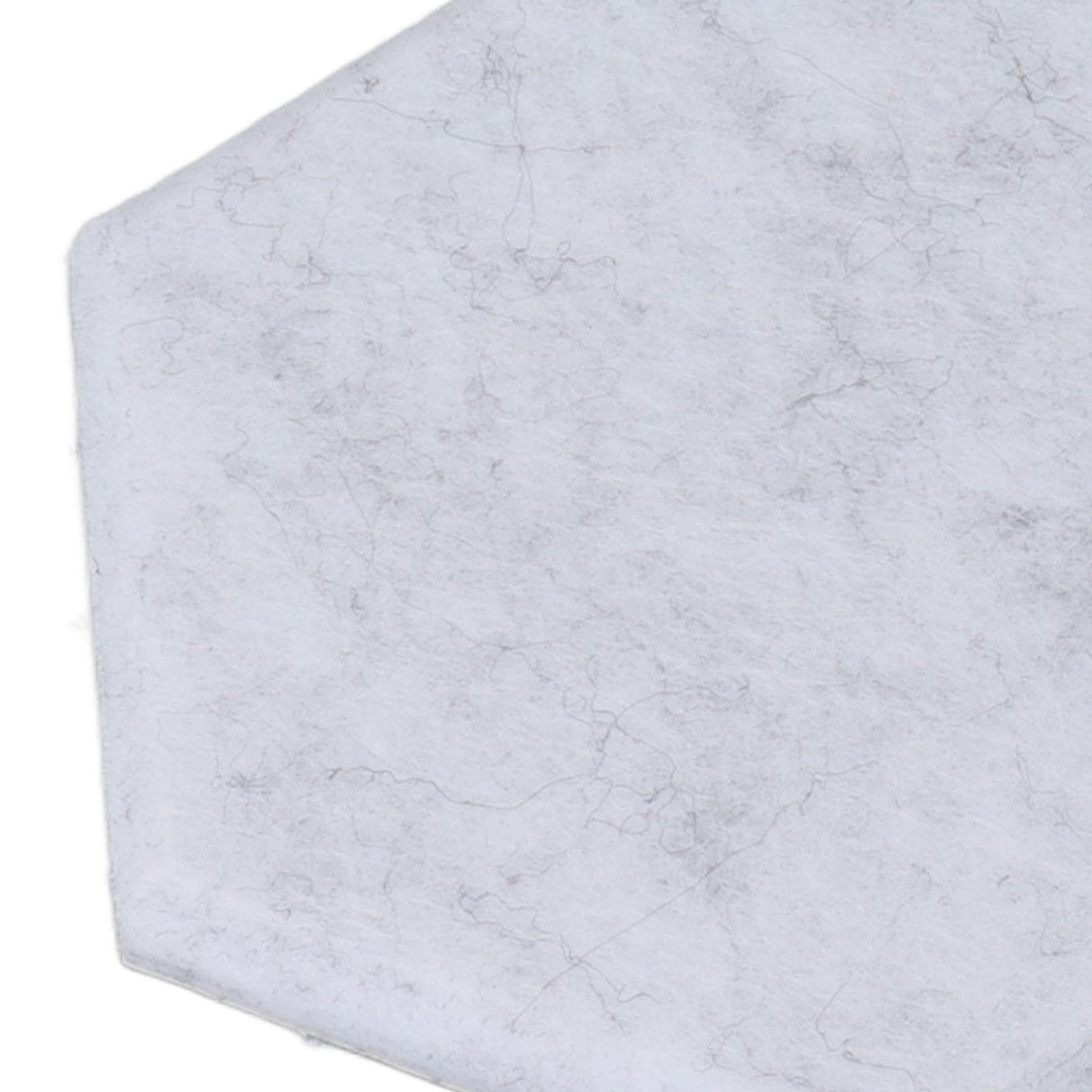 12PCS Hexagon Acoustic Panels High Density Sound Absorbing Panels Sound Proof Beveled Edge Wall Panels 14x12x7cm Silver Gray