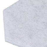 12PCS Hexagon Acoustic Panels High Density Sound Absorbing Panels Sound Proof Beveled Edge Wall Panels 14x12x7cm Silver Gray
