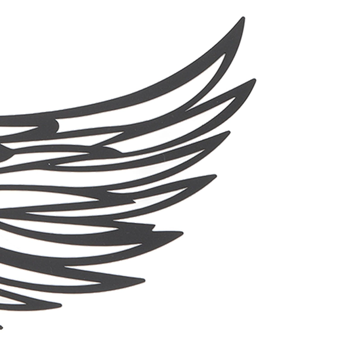 Angel Wings Metal Wall Art Indoor Outdoor Hanging Metal Angel Wings Wall Decor with LED Lights for Home Bedroom Living Room Garden Office