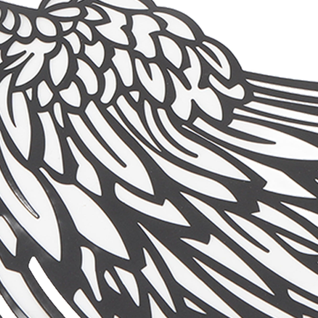 Angel Wings Metal Wall Art Indoor Outdoor Hanging Metal Angel Wings Wall Decor with LED Lights for Home Bedroom Living Room Garden Office