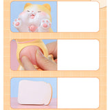 Cute Cat Cellphone Holder Resin Mini Portable Mobile Phone Stand Desk Ornament for Bedroom Office Ginger
