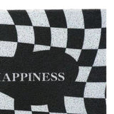 Checkerboard Kitchen Rugs Washable Hallway Entry Carpet Non Slip Entryway Runner Mat for Home Restaurant Office Black