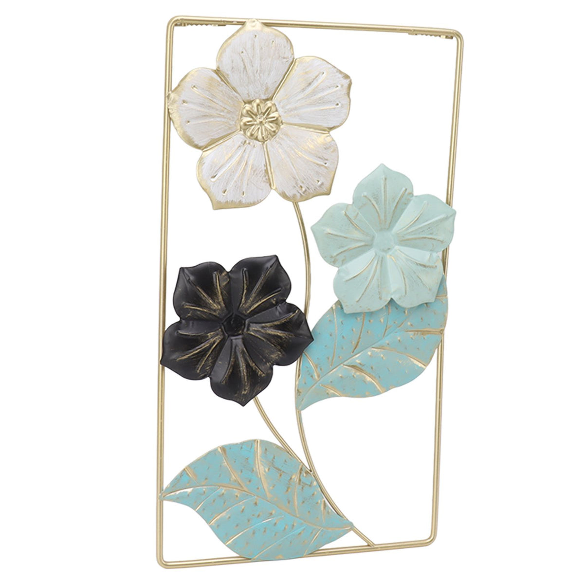 Wall Decoration TV Background Wall Pendant Wall Mounted Nordic Style Metal Flower Decor for Living Room Decoration
