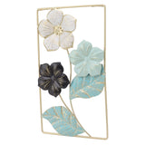 Wall Decoration TV Background Wall Pendant Wall Mounted Nordic Style Metal Flower Decor for Living Room Decoration - Rear View