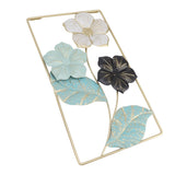 Wall Decoration TV Background Wall Pendant Wall Mounted Nordic Style Metal Flower Decor for Living Room Decoration