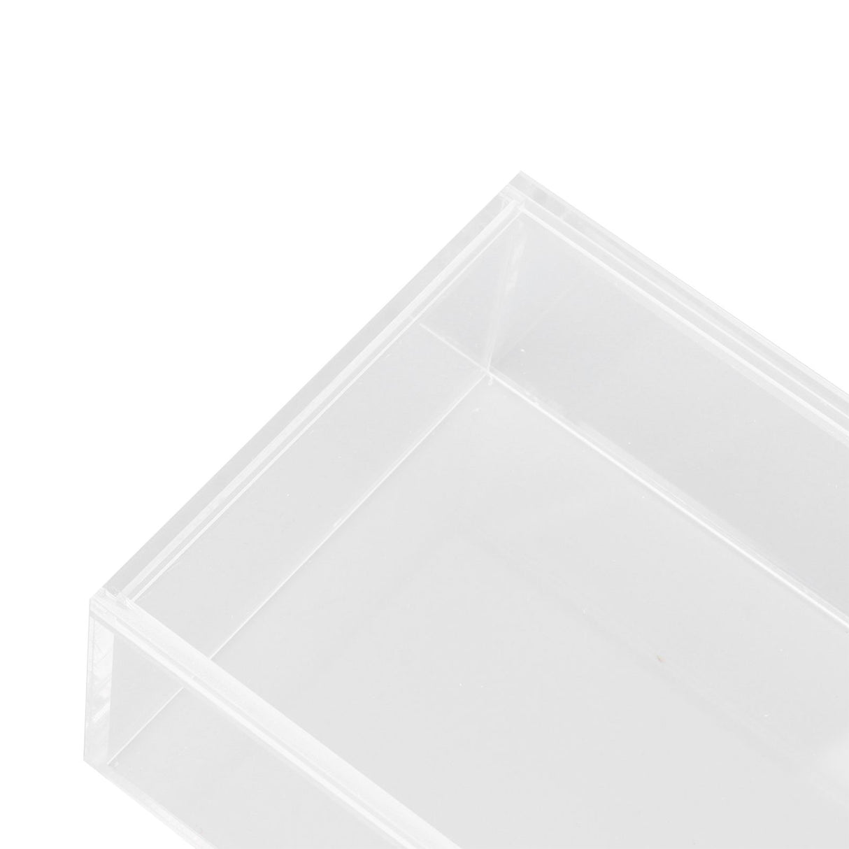 Rectangular Floral Centerpiece Clear Acrylic Flower Vase for Dining Table Wedding Party Home 12 Hole