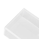 Rectangular Floral Centerpiece Clear Acrylic Flower Vase for Dining Table Wedding Party Home 12 Hole