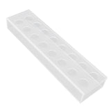 Rectangular Floral Centerpiece Clear Acrylic Flower Vase for Dining Table Wedding Party Home 16 Hole