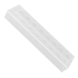 Rectangular Floral Centerpiece Clear Acrylic Flower Vase for Dining Table Wedding Party Home 16 Hole