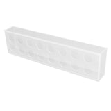 Rectangular Floral Centerpiece Clear Acrylic Flower Vase for Dining Table Wedding Party Home 16 Hole - Extra Image