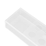 Rectangular Floral Centerpiece Clear Acrylic Flower Vase for Dining Table Wedding Party Home 16 Hole - Extra Image