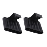 2Pcs Aquarium Plant Holder Aquarium Hanging Aquatic Plant Holder Fish Tank Decorations with Integrated Hook Short Hook - Top-Down View