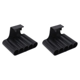 2Pcs Aquarium Plant Holder Aquarium Hanging Aquatic Plant Holder Fish Tank Decorations with Integrated Hook Short Hook