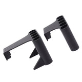 2Pcs Aquarium Plant Holder Aquarium Hanging Aquatic Plant Holder Fish Tank Decorations with Integrated Hook Long Hook Short Hook - 45-Degree Angle
