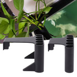 2Pcs Aquarium Plant Holder Aquarium Hanging Aquatic Plant Holder Fish Tank Decorations with Integrated Hook Long Hook Short Hook