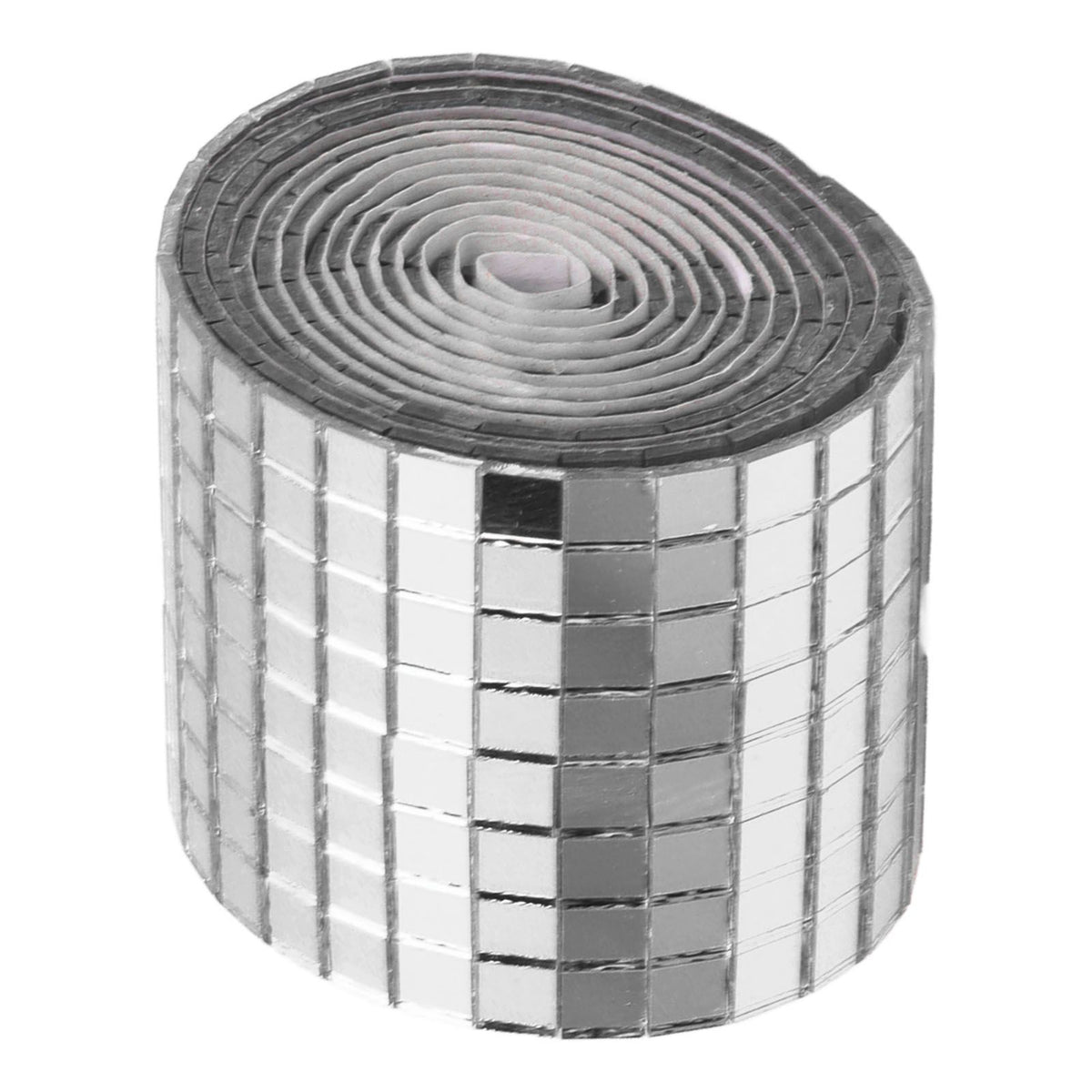 1600Pcs Self Adhesive Mirror Mosaic Sheet Adhesive Mosaic Square Glass Tile Sticker for Home Decorating Silver
