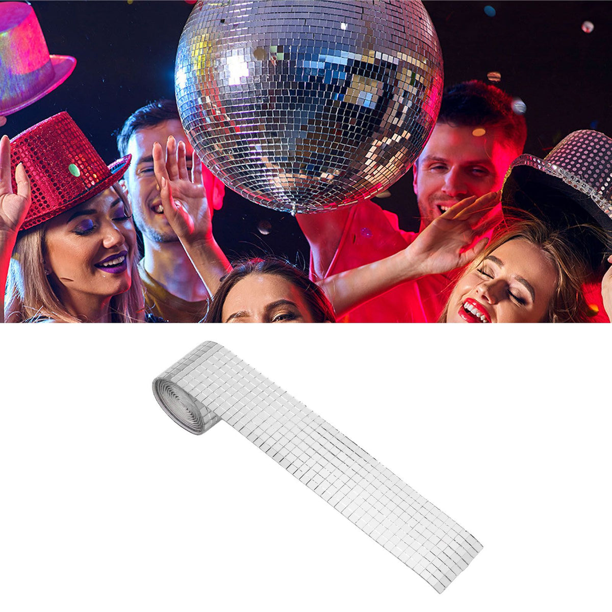 1600Pcs Self Adhesive Mirror Mosaic Sheet Adhesive Mosaic Square Glass Tile Sticker for Home Decorating Silver