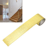 1600Pcs Self Adhesive Mirror Mosaic Sheet Adhesive Mosaic Square Glass Tile Sticker for Home Decorating Gold