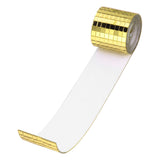 1600Pcs Self Adhesive Mirror Mosaic Sheet Adhesive Mosaic Square Glass Tile Sticker for Home Decorating Gold - Extra Image