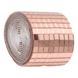 1600Pcs Self Adhesive Mirror Mosaic Sheet Adhesive Mosaic Square Glass Tile Sticker for Home Decorating Rose Gold