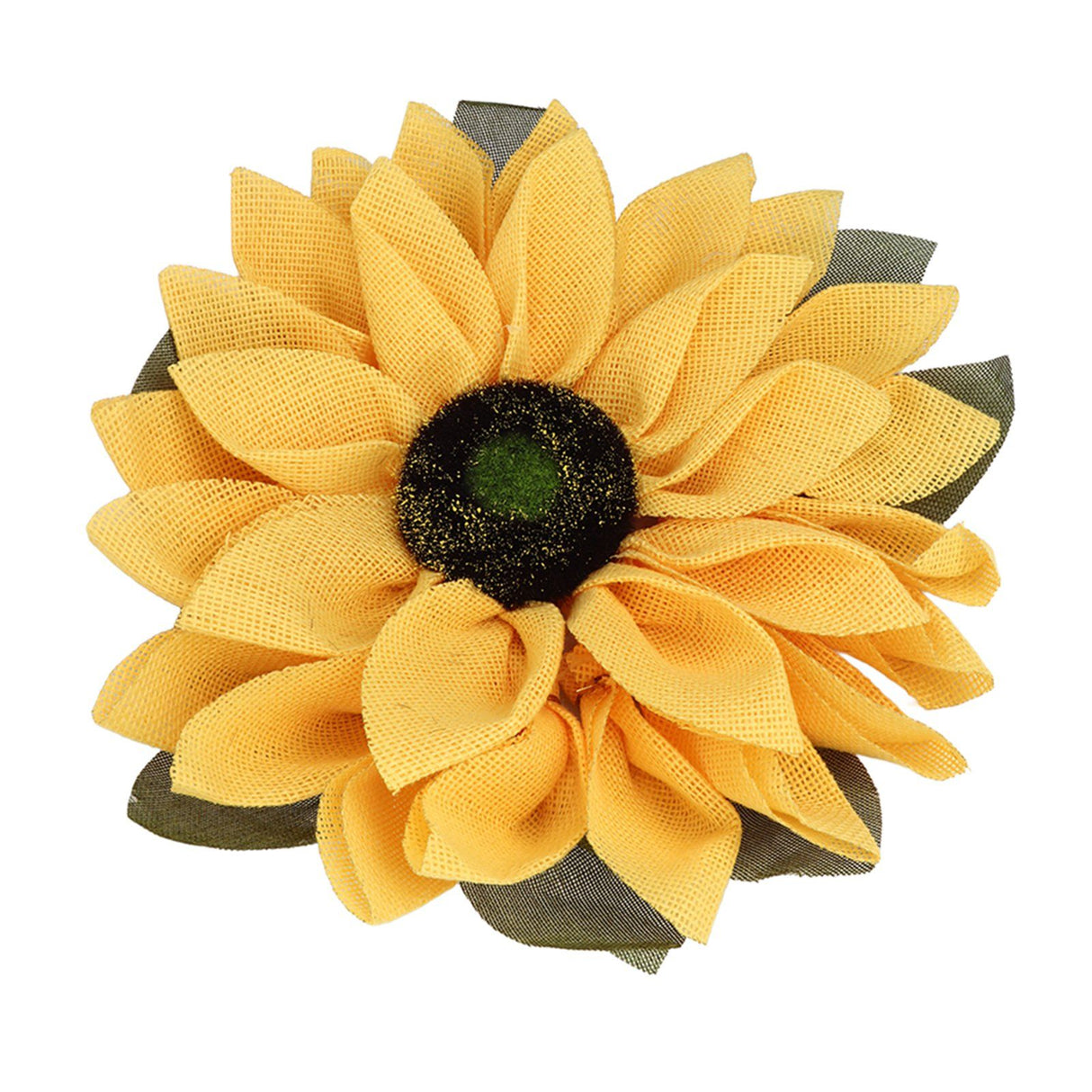 Sunflower Wreath for Front Door Round Artificial Yellow Sunflower Wreath for Front Door Window Party Home Decor 15.7in