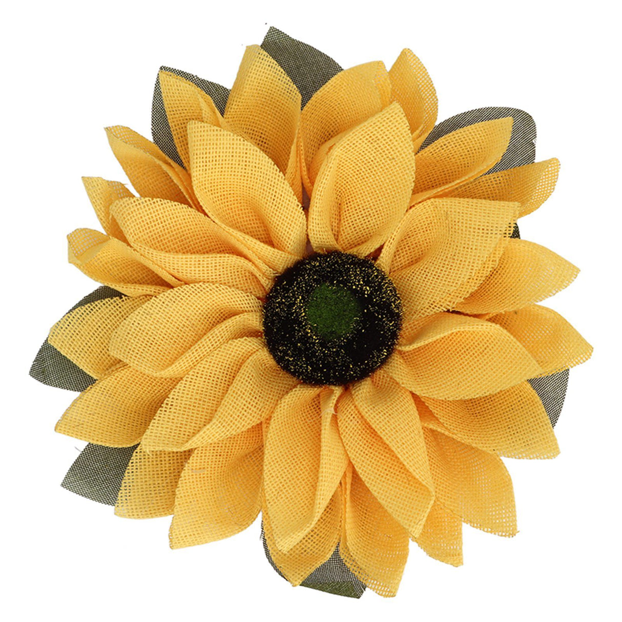 Sunflower Wreath for Front Door Round Artificial Yellow Sunflower Wreath for Front Door Window Party Home Decor 15.7in