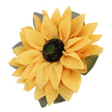 Sunflower Wreath for Front Door Round Artificial Yellow Sunflower Wreath for Front Door Window Party Home Decor 15.7in