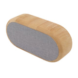 Wooden Alarm Clock Digital Voice Control LED Glowing USB Plug in Electronic Alarm Clock Home Decoration - Side View