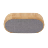 Wooden Alarm Clock Digital Voice Control LED Glowing USB Plug in Electronic Alarm Clock Home Decoration