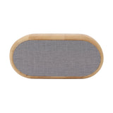Wooden Alarm Clock Digital Voice Control LED Glowing USB Plug in Electronic Alarm Clock Home Decoration